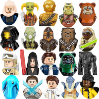 Star Wars Clone Trooper Padme Amidala Guard Thrawn C-3PO Building Blocks Ahsoka Tano Luke Darth Vader Brick Action Figure Toy