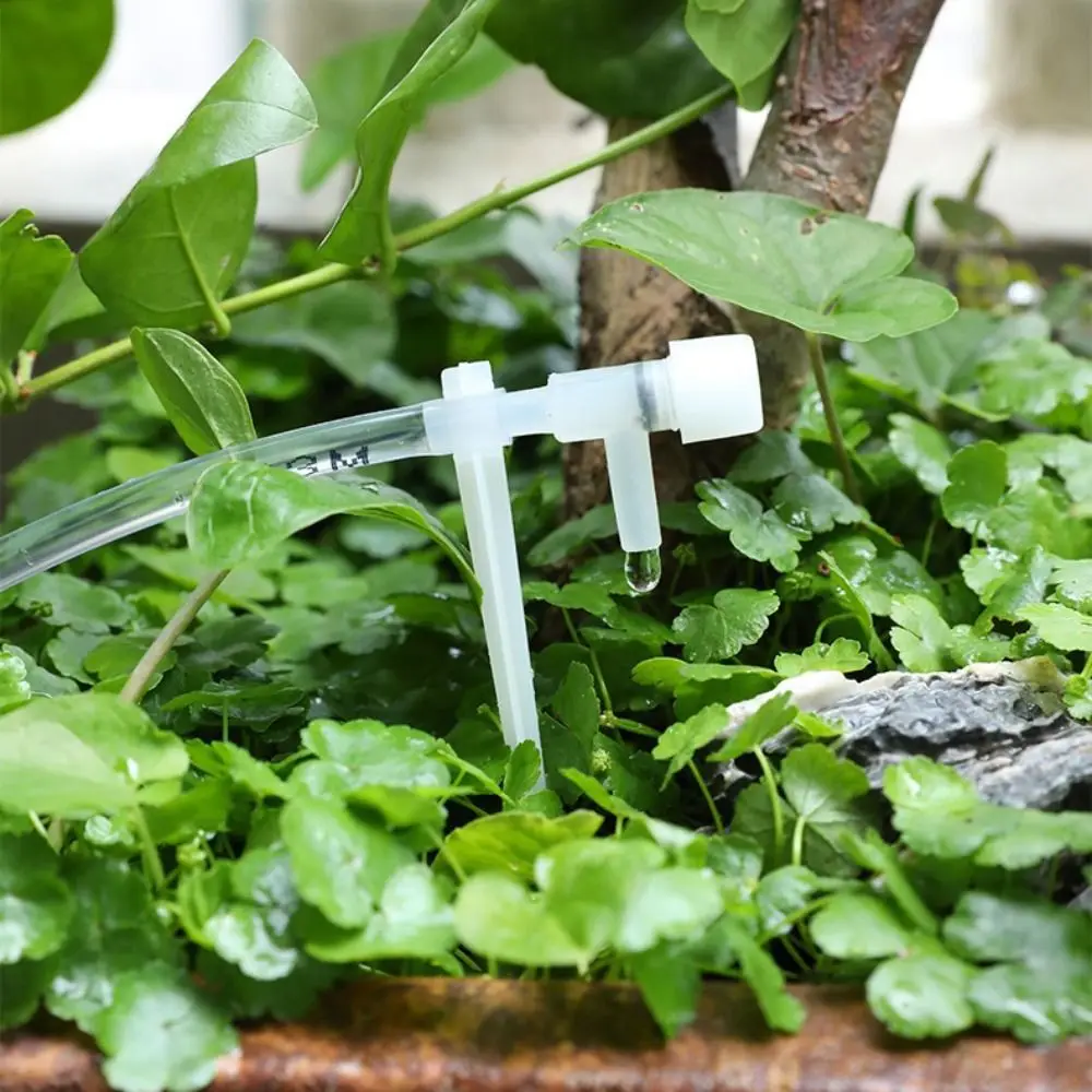 Greenhouse Garden Drip Irrigation Kit 10/20/30M 4/7mm Hose Plant Watering System Adjustable with Regulating Valve