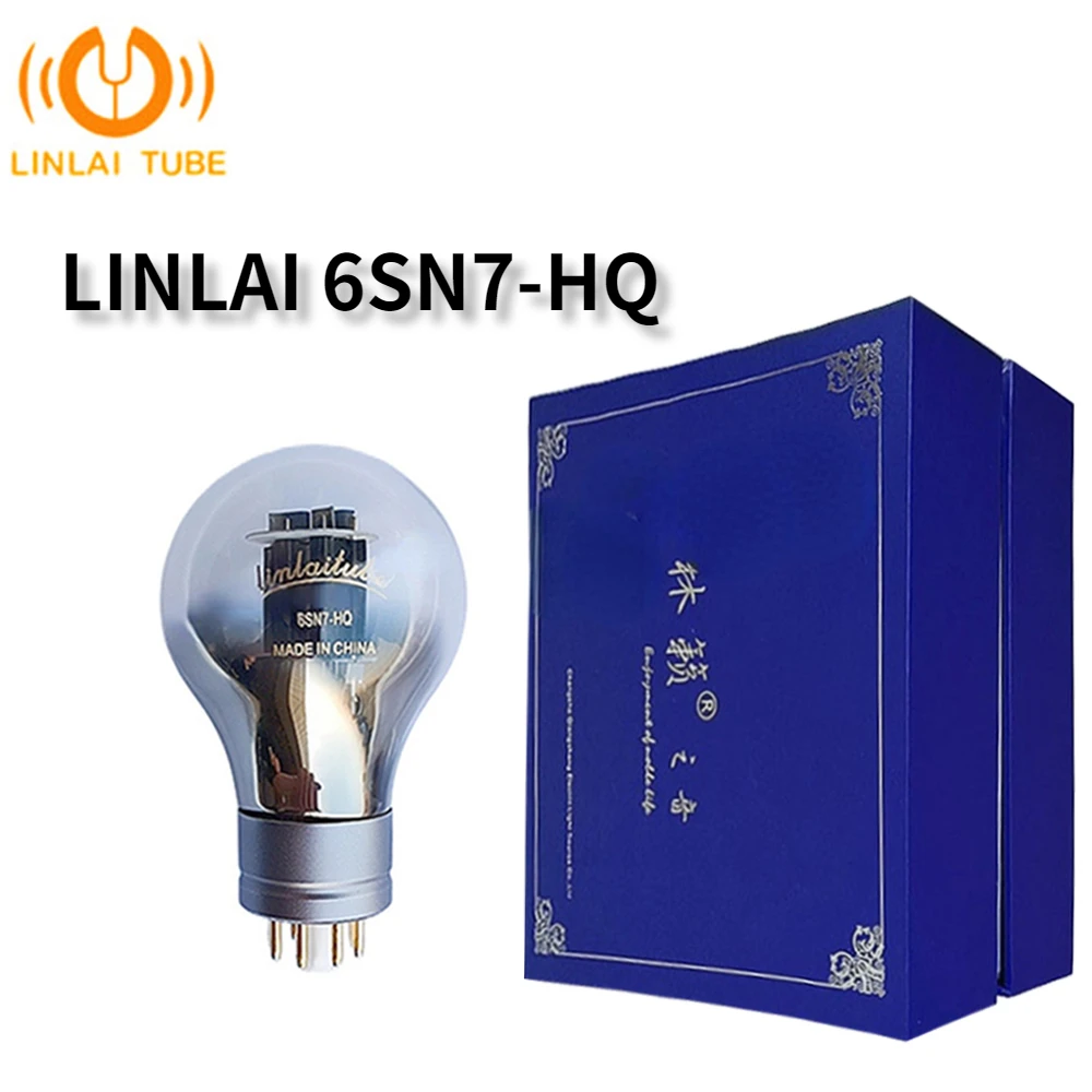 LINLAI 6SN7-HQ Vacuum Tube HIFI Audio Valve Replace 6SN7 CV181 6N8P 6H8C Electronic Tube Amplifier Kit DIY Match Quad