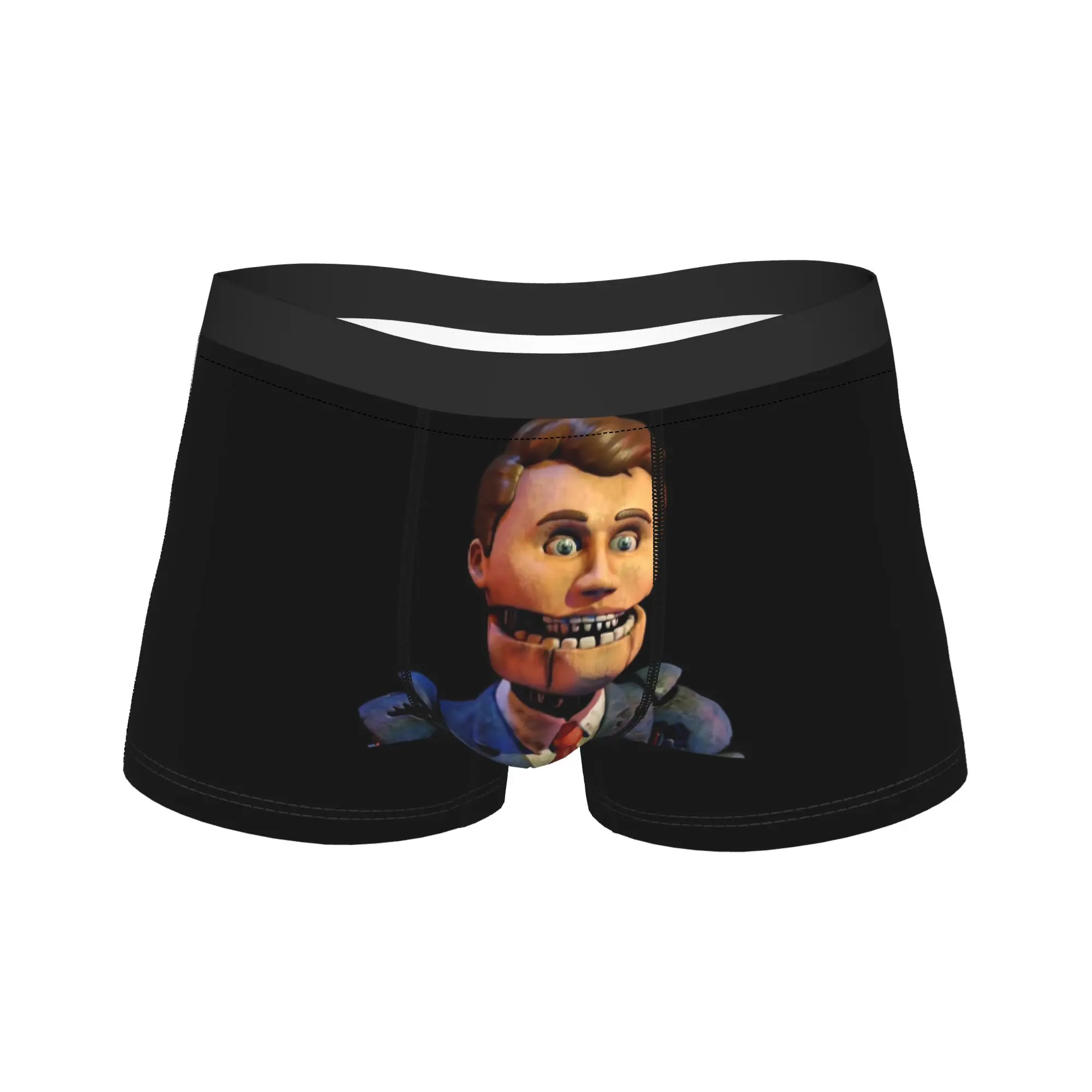 

Charlie Kirk Funny Face Underwear Comfortable Underpants Custom DIY Shorts Briefs For Males 3D Pouch Oversize Trunk