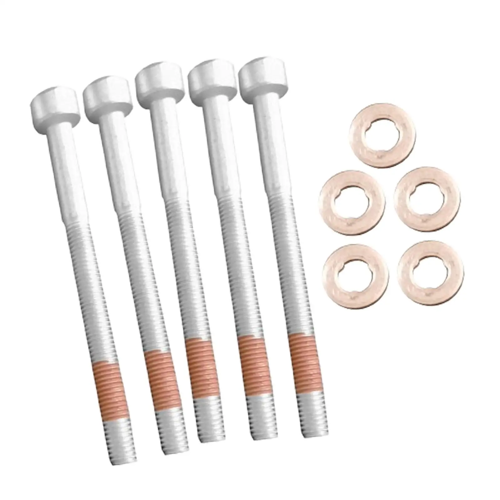 5x Injector Bolts And Washers Set Car Accessories 0049902812 A6110170060 for