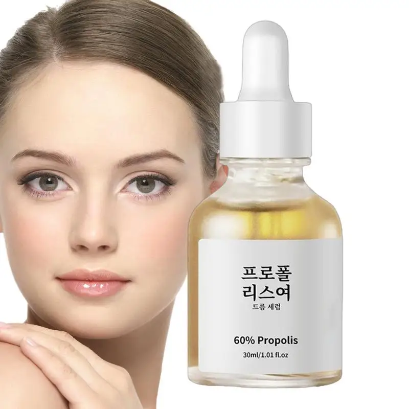 60ml Propolis Glow Deep Serum Anti Acne Fade Fine Lines Whitening Essence Anti Acne Moisturizing Whitening Glow Essence