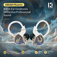 KBEAR Phoenix 10mm DD with Double Magnet Headphone with 3.5mm/Type-c In Ear Earphones Noise Cancelling HIFI Sport Gaming Headset