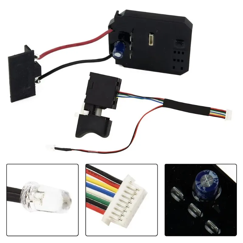 Brushless Electric Wrench Drive Control Board With Switch Universal Circuit Board Suitable For 2106 161 169 Angle Grinder Motor