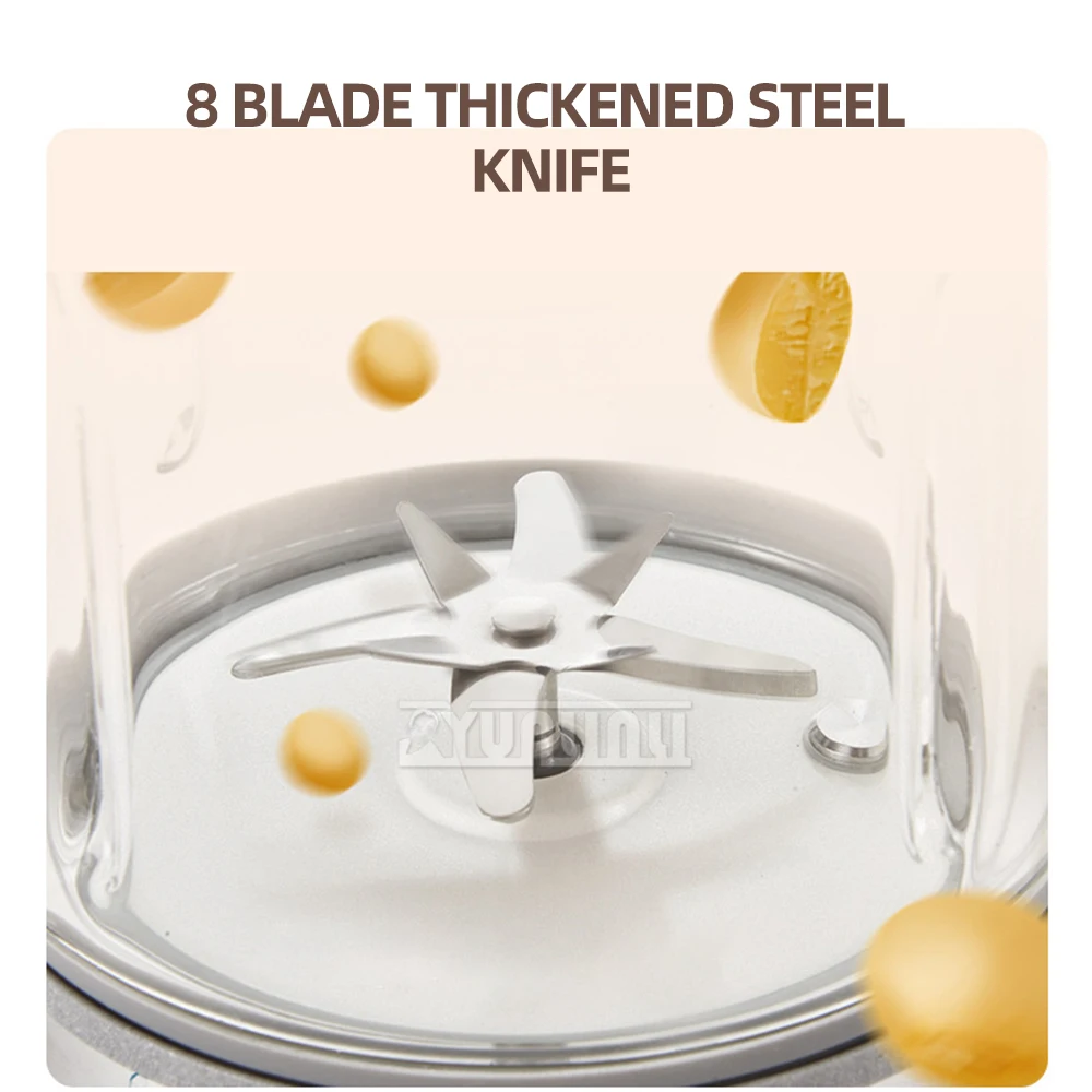 Electric Juicer Blender Household Multi-function Heating Filter Free Full-automatic Glass Soybean Milk Cooking Machine