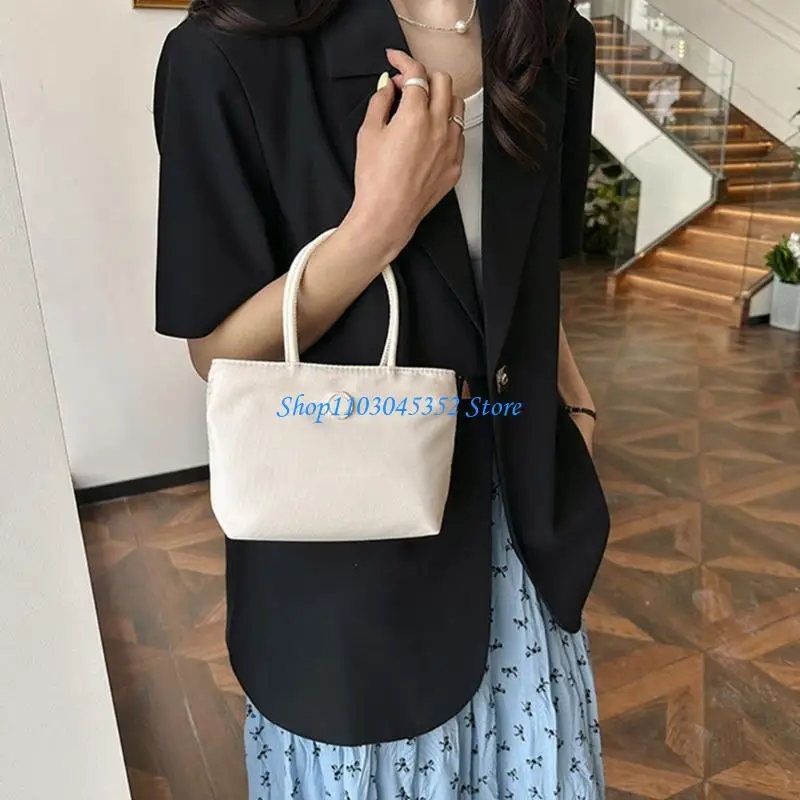 حقيبة سفر نسائية ذات سعة كبيرة بمقبض علوي، حقيبة يد بلون واحد، حقيبة تسوق متطابقة تمامًا، حقيبة يومية غير رسمية