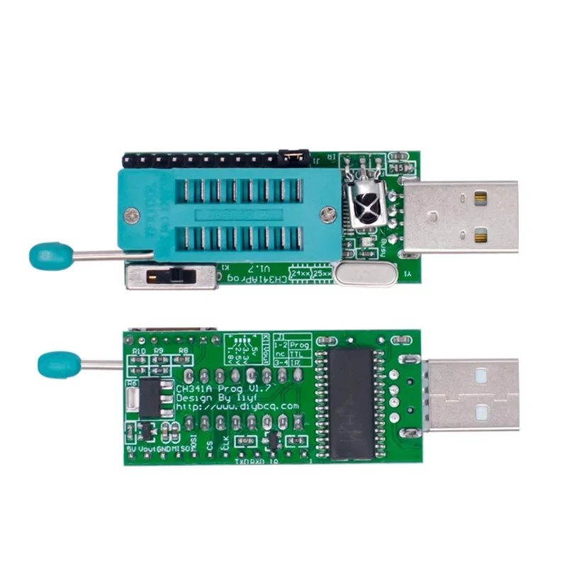 CH341A programmatore V1.7 1.8V Level Shift W25Q64FW W25Q128FW Gd25LQ64 CH341A programmatore V1.7 1.8V Level Shift W25Q64FW W25Q128FW