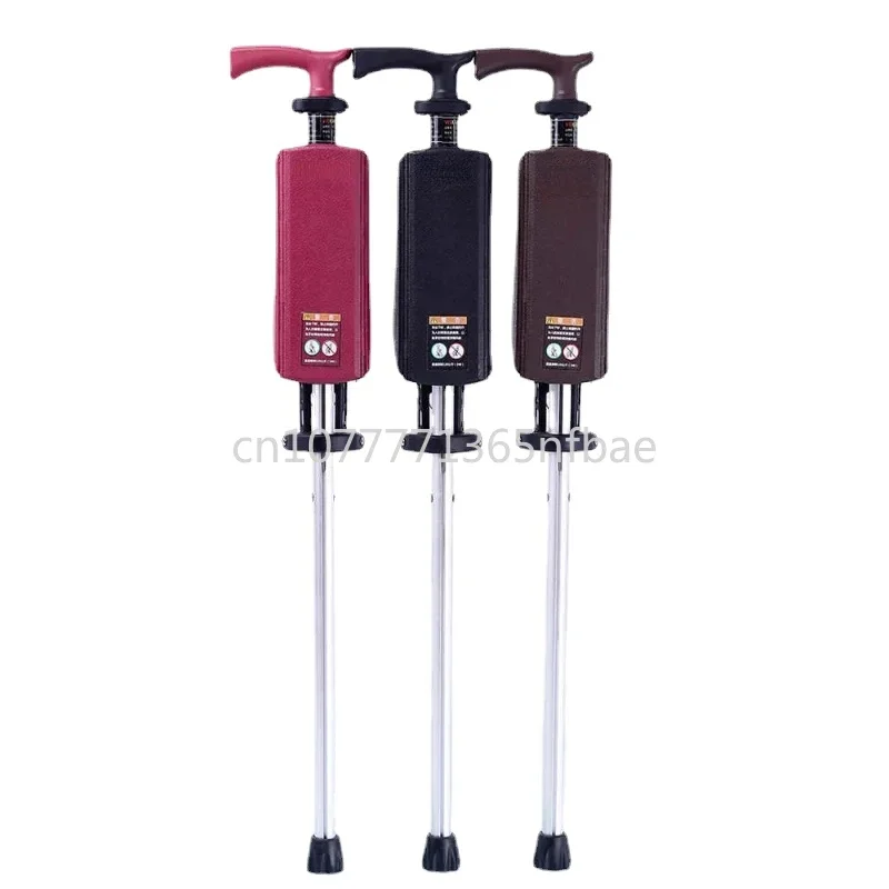 

for the elderly travel outdoor foldable seat multifunctional automatic crutch stool Non-slip crutch chair