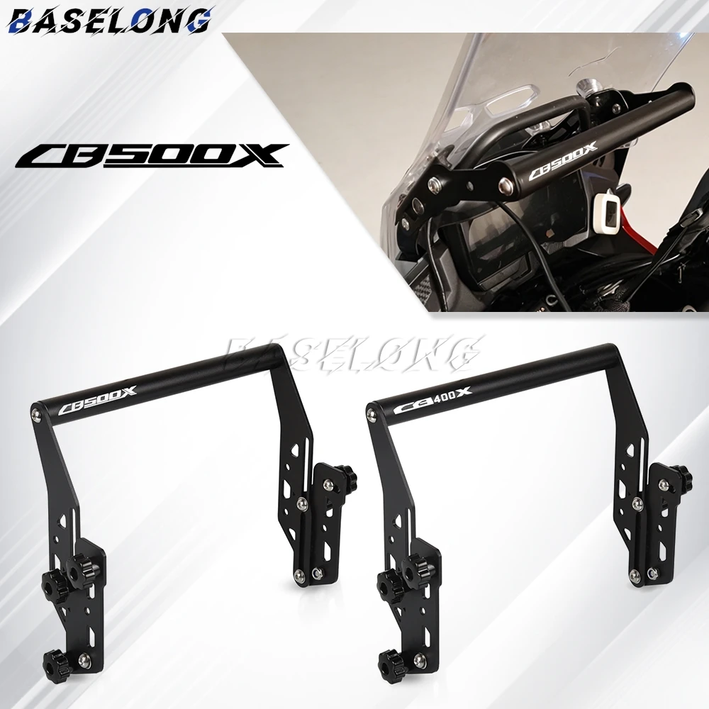 

For Honda CB400X CB500X CB 400X CB 500X 2016-2023 2022 2021 Motorcycle Accessories GPS Phone Support Holder Navigation Bracket