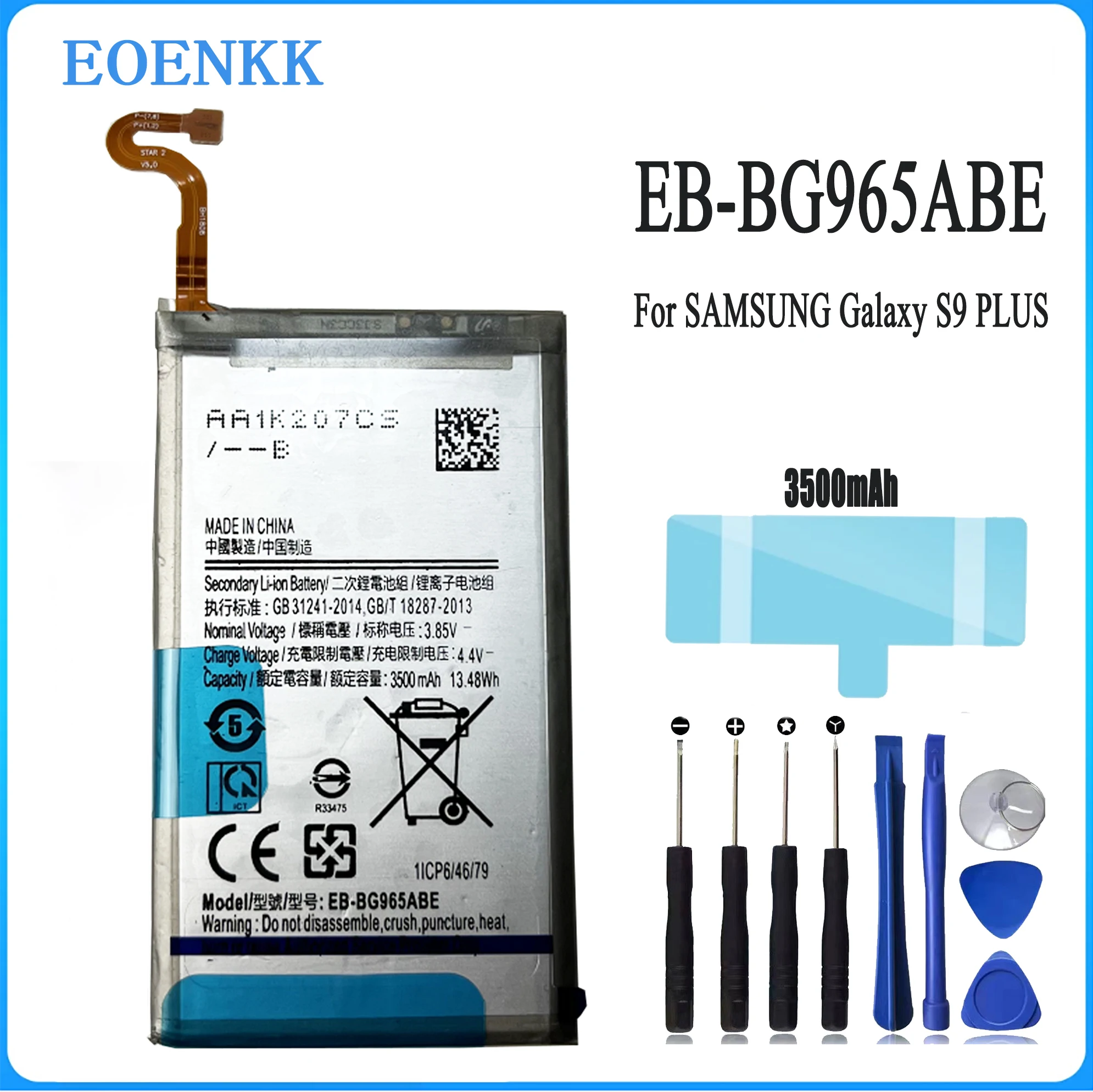 EB-BG965ABA Battery For Samsung GALAXY S9+ S9 PLUS Repair Part high capacity Capacity Mobile Phone Batteries Bateria