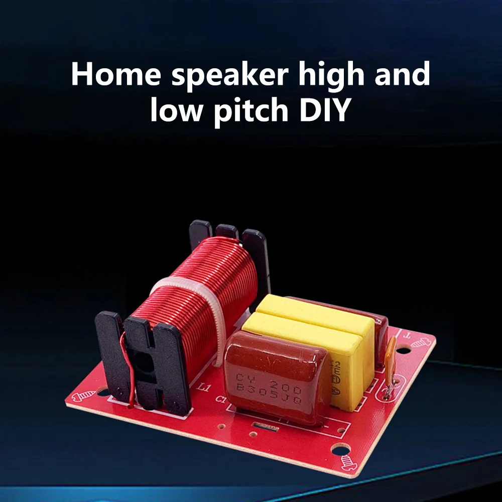 Speaker Frequency Divider Board 2 Way Treble Bass Hi-Fi Audio Crossover Filter Frequency Distributor DIY Module