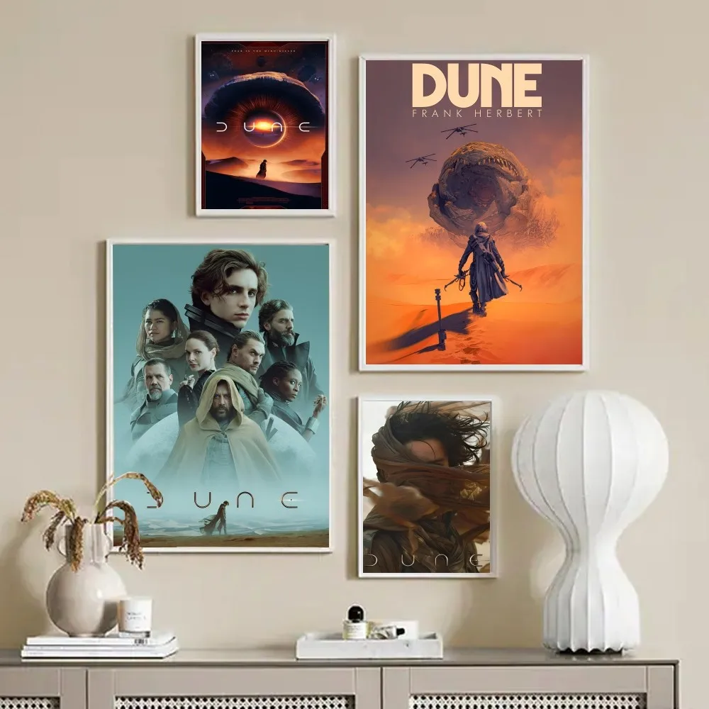 Popular Movie Dune Posters Stickers Living Room Bedroom Entrance Cafe Wall Art Decoration Painting Room Decor