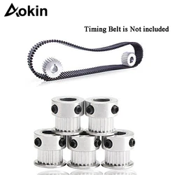 2GT 16 20 teeth 2GT Timing Pulley Bore 4/5/6/6.35/8mm for GT2 Timing Belt width 6mm 10mm 3D Printer CNC Parts