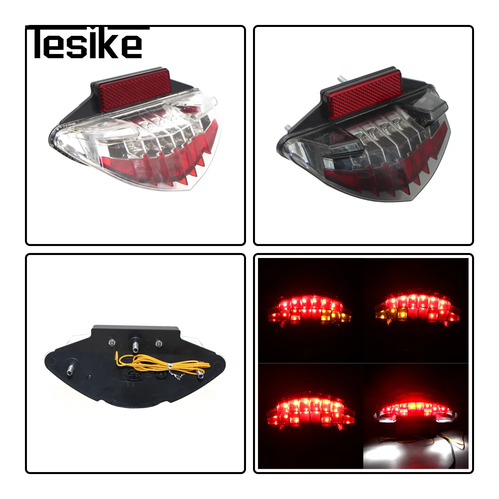 

Светодиодный задний фонарь для мотоцикла, 12 В, задний стоп-сигнал, высокая яркость для вождения для BMW R1200 GS 2005-2007 K25 F800ST K71 2009-2012