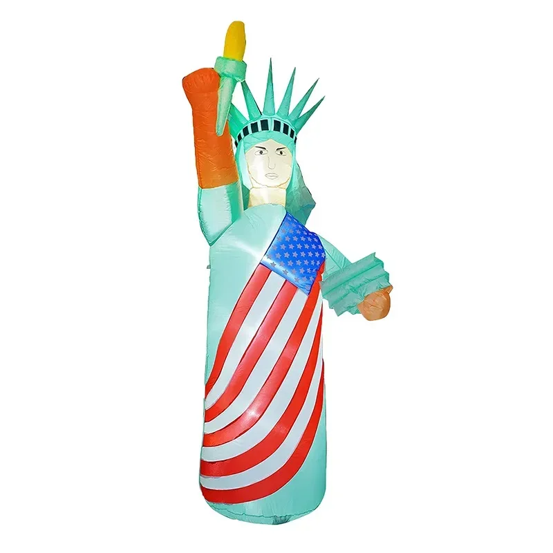 Independence Day Inflatable Outdoor Garden Decorations Glow Sam Condor Flag Freedom Muse