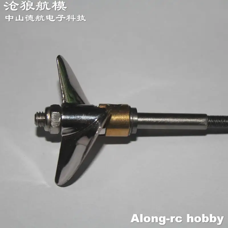 RC Model Boats Spare Part--4mm Shaft with 40mm Metal Propeller for Volantex RC Vector SR80 Pro 798-4P High Speed RC Remote Boat