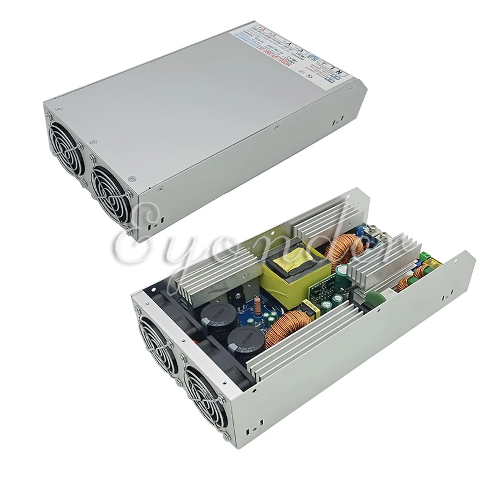 Switching Power Supply PFC AC 110V 220V To DC 0-24V 0-36V 0-48V 0-60V 0-72V 0-110V 0-150V Transformer 2000W Adjustable Converter