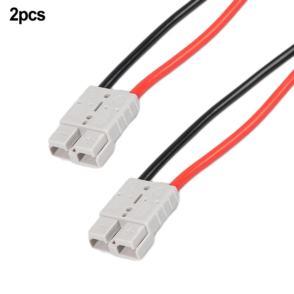 

2PCS 50A For Anderson Forklift Battery Connector With Wire Connector-Plug For Electric Forklifts/stackers Charging Adapter