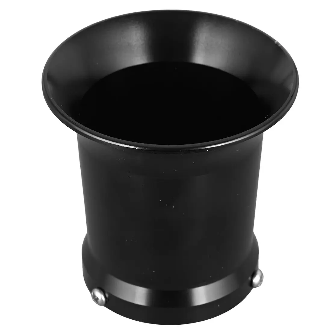 Black 50mm Motorcycle Velocity Stack Carb Carburetor Air Filter Funnel Trumpet Horn Cup