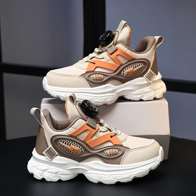 

Модная детская повседневная обувь, кроссовки для мальчиков, черные сетчатые теннисные кроссовки на весну и лето, новая школьная спортивная обувь для тенниса для мальчиков