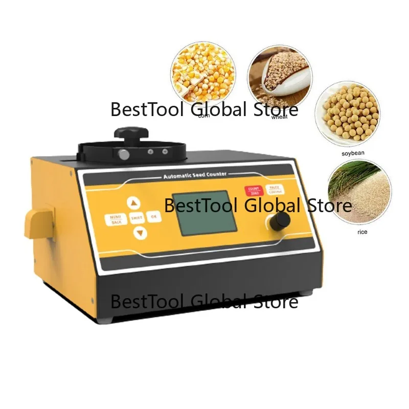 SLY-C Plus Vacuum Automatic Grain Counter Machine Digital Seed Counting Equipment for Rice Wheat Sorghum Corn