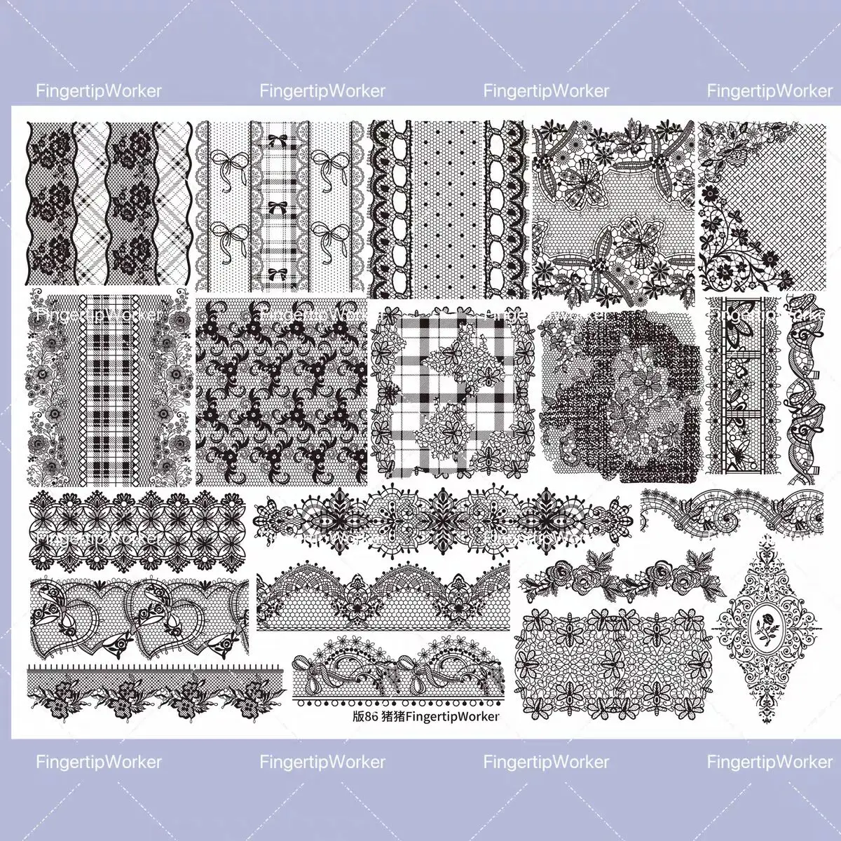 1PC Flowers Nail Stamping Plates Leaf Floral Butterfly Line Printing Stencil Nail Stamp Templates Nail Art Tools