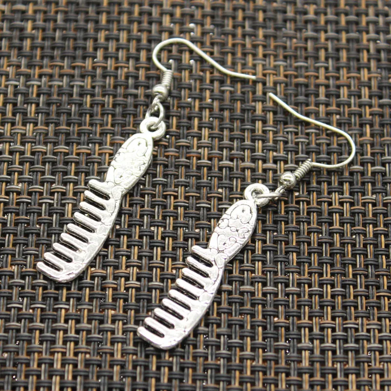 New Fashion Handmade Sewings Scissors Sewing Machine Pendants DIY Earrings For Women Party