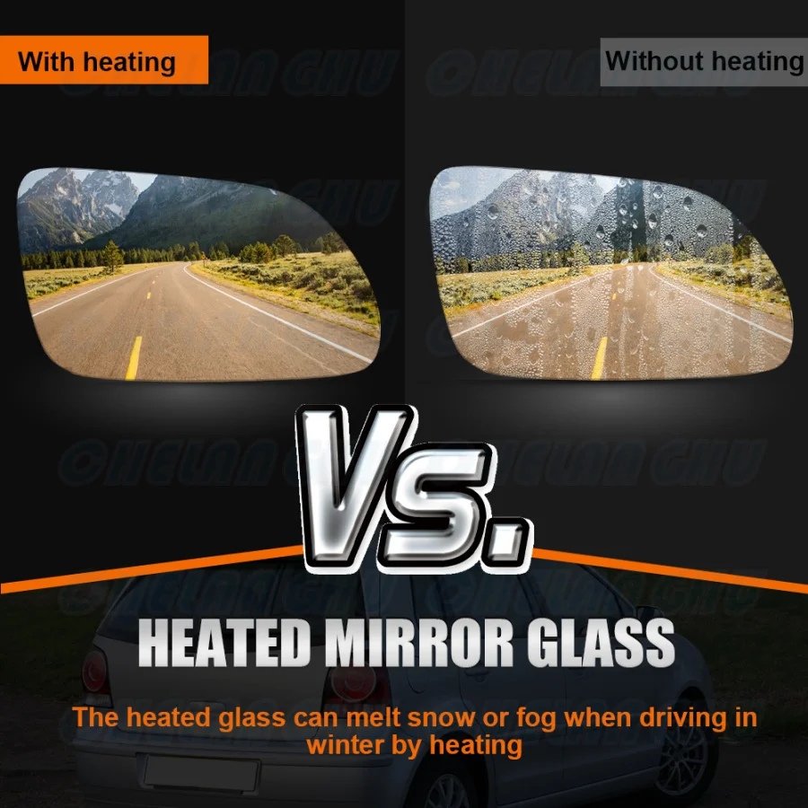 Car Mirror Glass For VW Polo 9N2 2002 2003 2004 2005 6Q0857521 6Q0857522 Heated Wing Side Mirror Glass Car accessories - Image 6