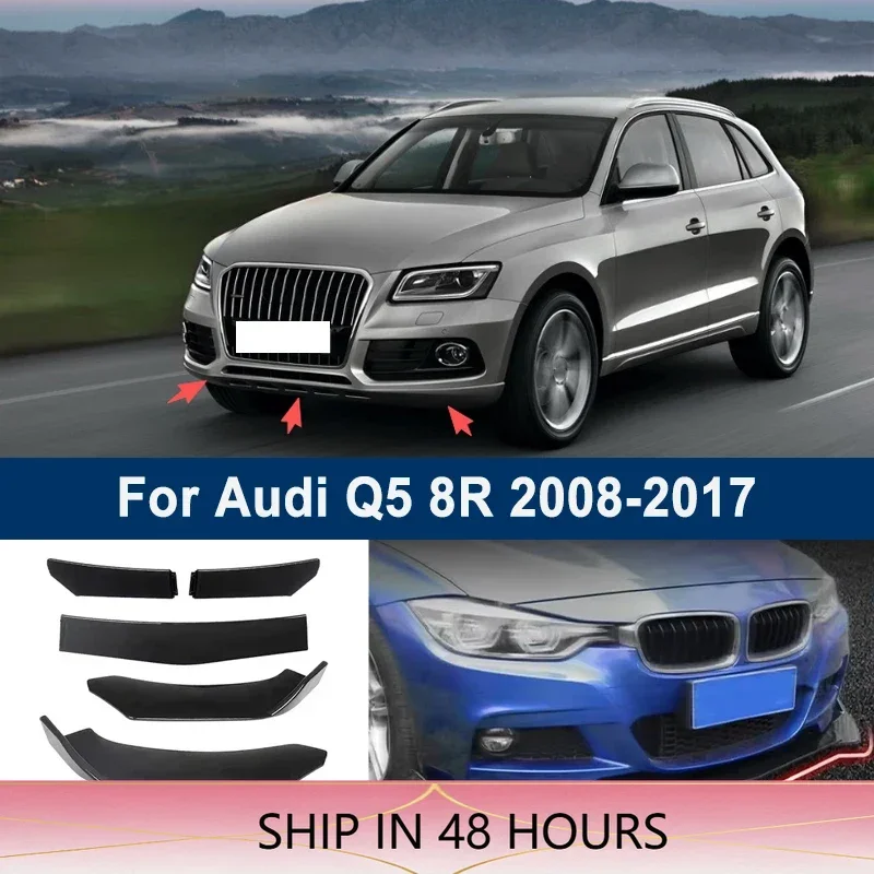 High Quality Spoiler for Audi Q5 8R 2008-2017 Rear Trunk Wing Exterior Aero Styling Accessories Adjustable 5 Pcs Sectional Front