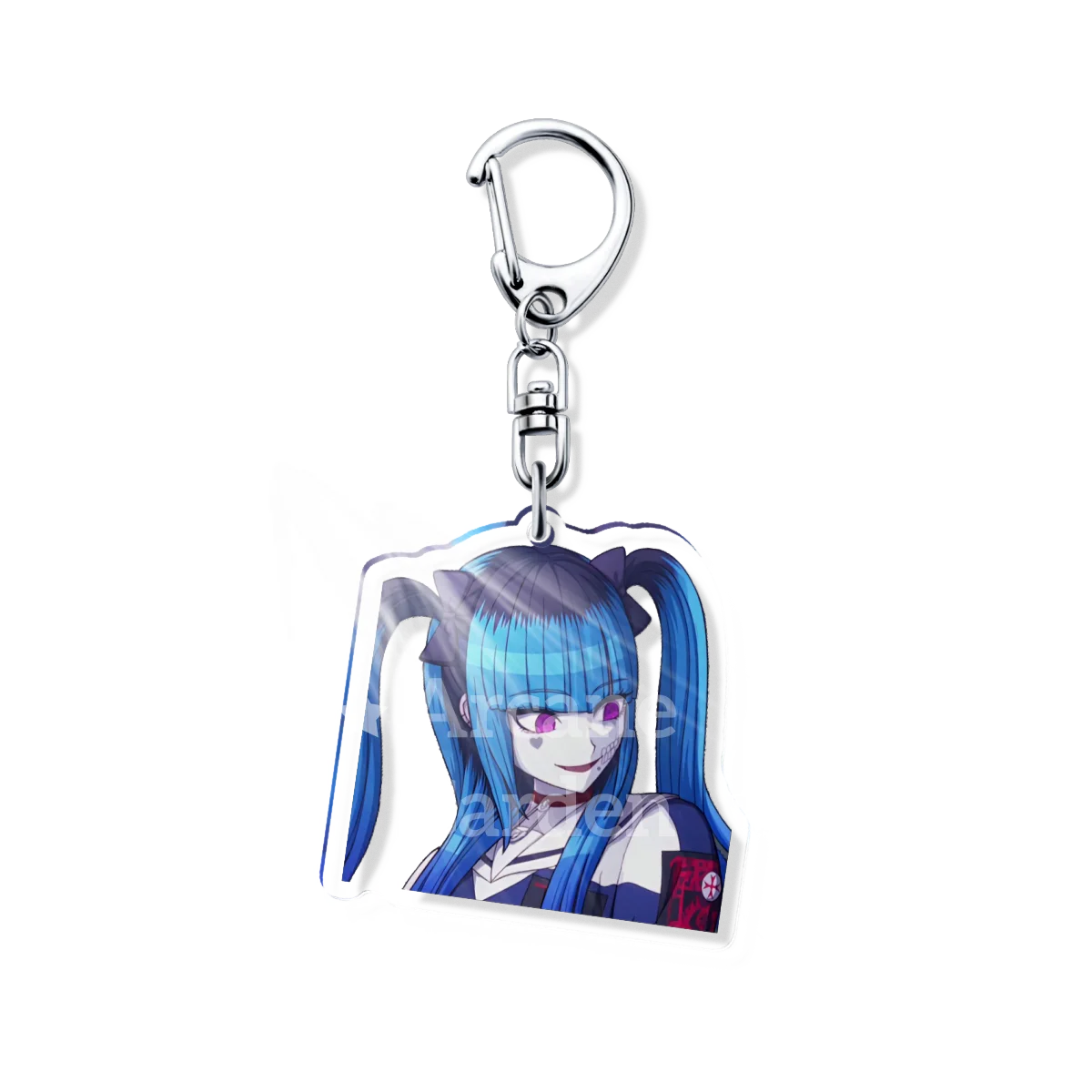 المائة خط أكاديمية الدفاع الأخير سلسلة مفاتيح مصنوعة من الأكريليك زوجين حقيبة سحر قلادة هدية مفتاح سلسلة لطيف تذكارية صديق Kingring #5