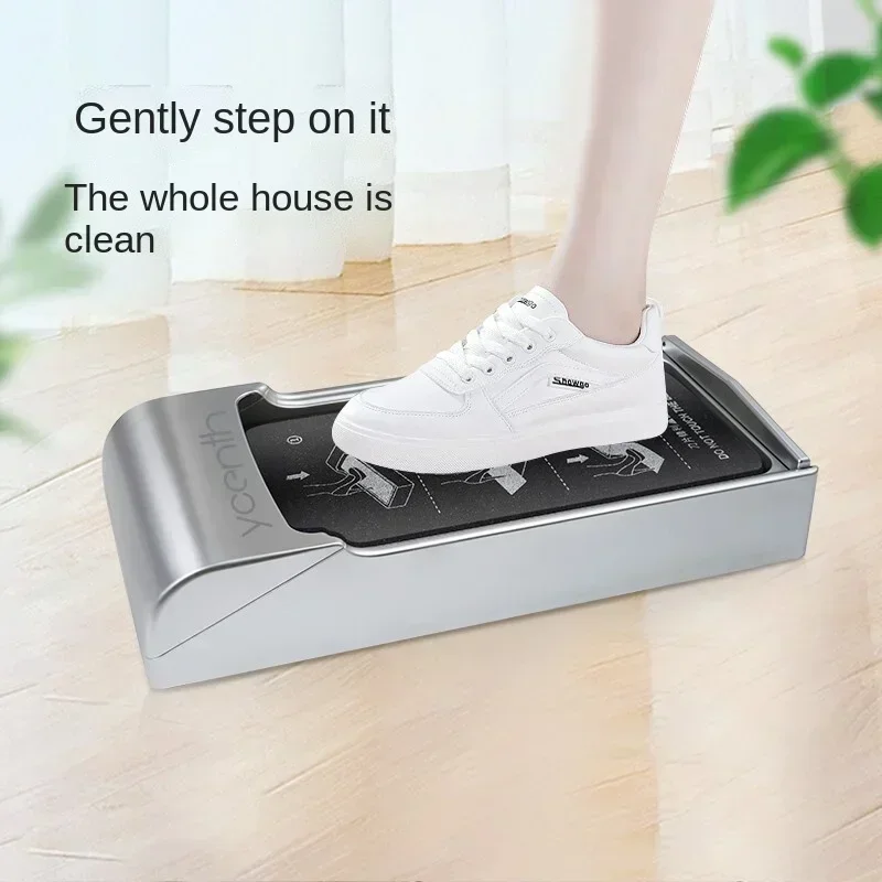 Yoshi Shoe Cover Dispenser with Non-Slip Base and Easy Installation for Homes and Offices