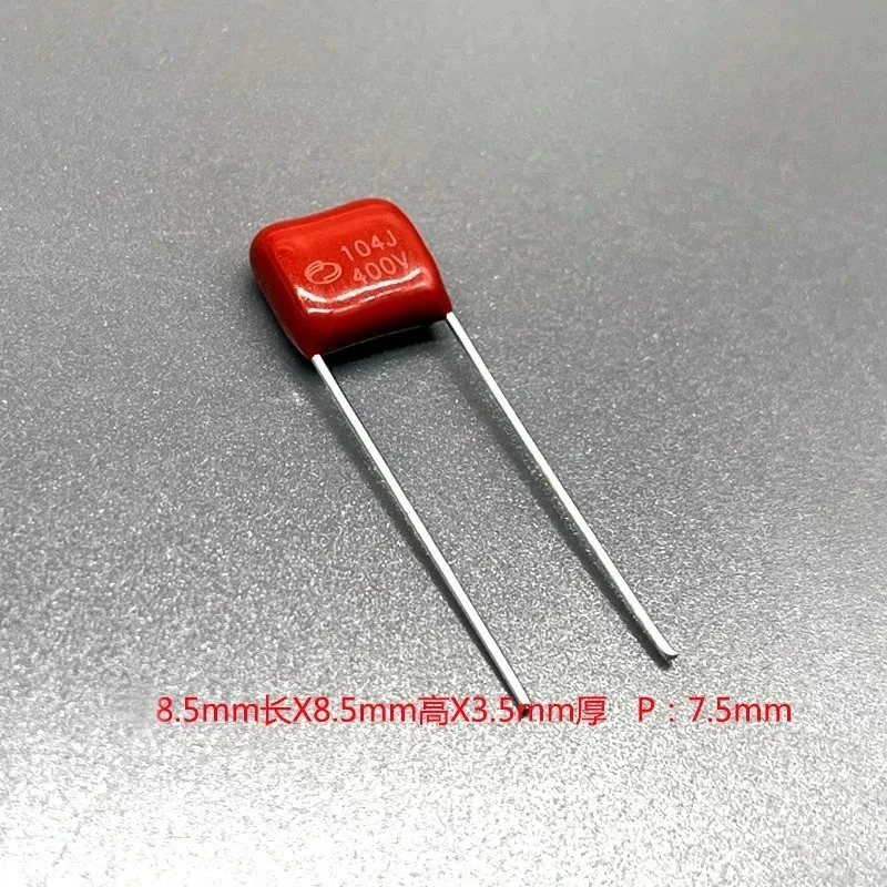 Premium MPP Polypropylene 400v 104J K cbb21 for Film Capacitor 0.1uf 100nf P7.5mm  100pcs