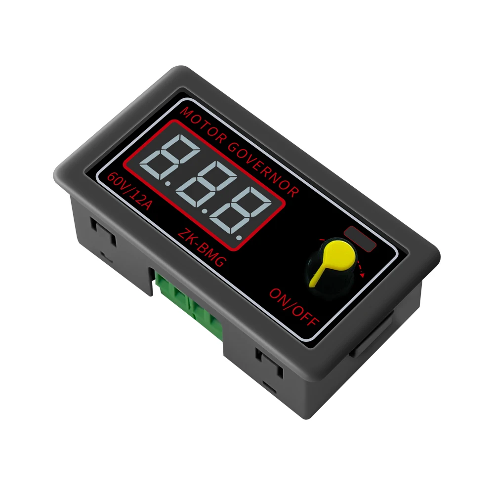 

9-60V DC Motor Speed Controller PWM Adjustable Speed Digital Display Encoder Duty Ratio Frequency Governor Motor Fan Controller