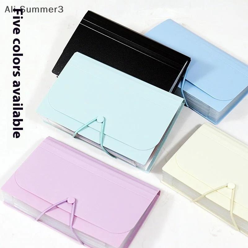 A6 Organ Bag Rectangular Nail Art Stamping Plate Holder 7Slot Empty Template Storage Organizer Booklet Nail Plate Case Manicure