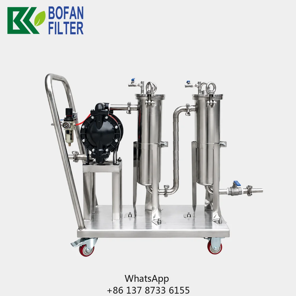 Stainless Steel Mobile Two-Stage Bag Filter, One-Stop Industrial Filter Supplies Supplier