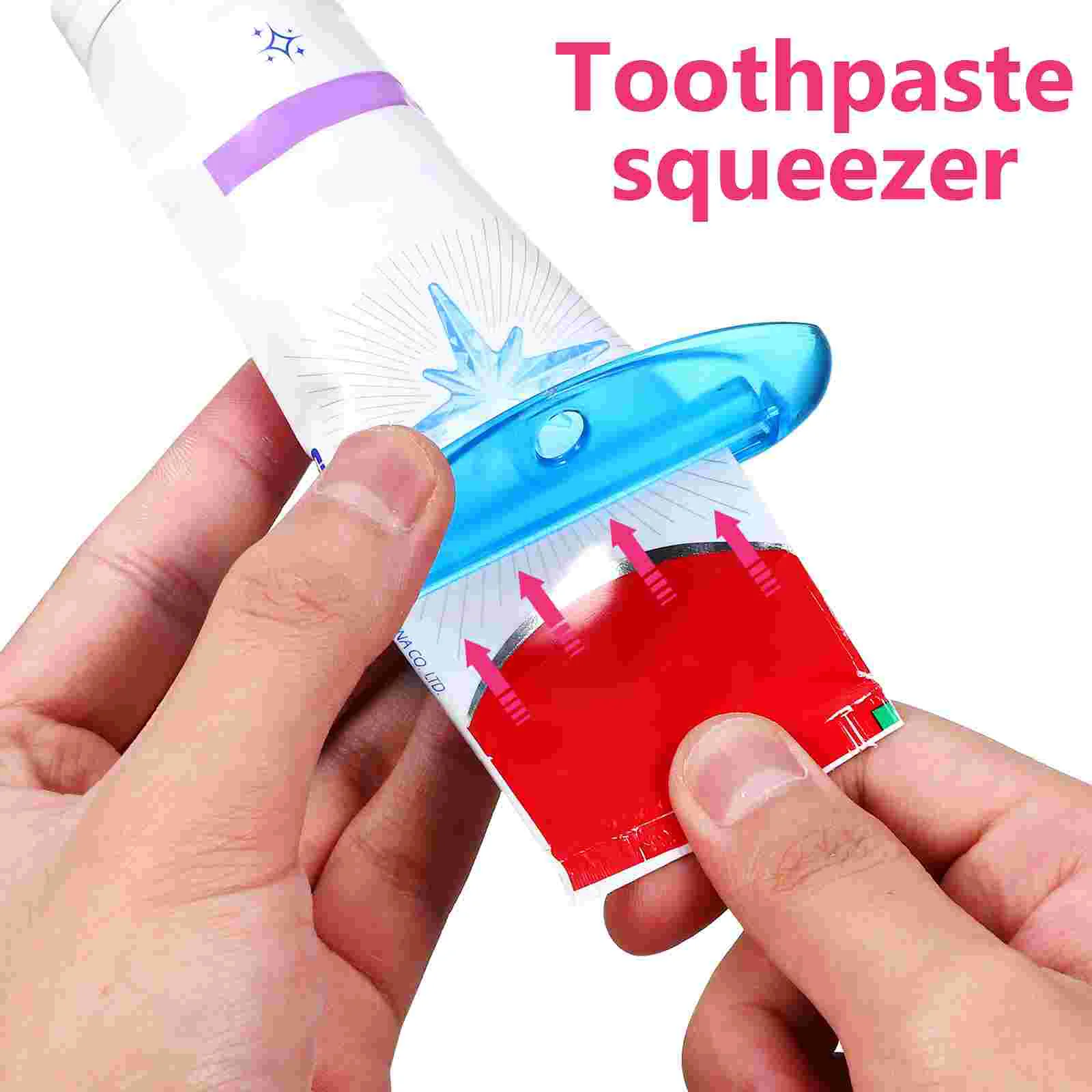 10 Pcs Mixed Color Toothpaste Squeezer Tube Rollers For Manual Dispenser Holder