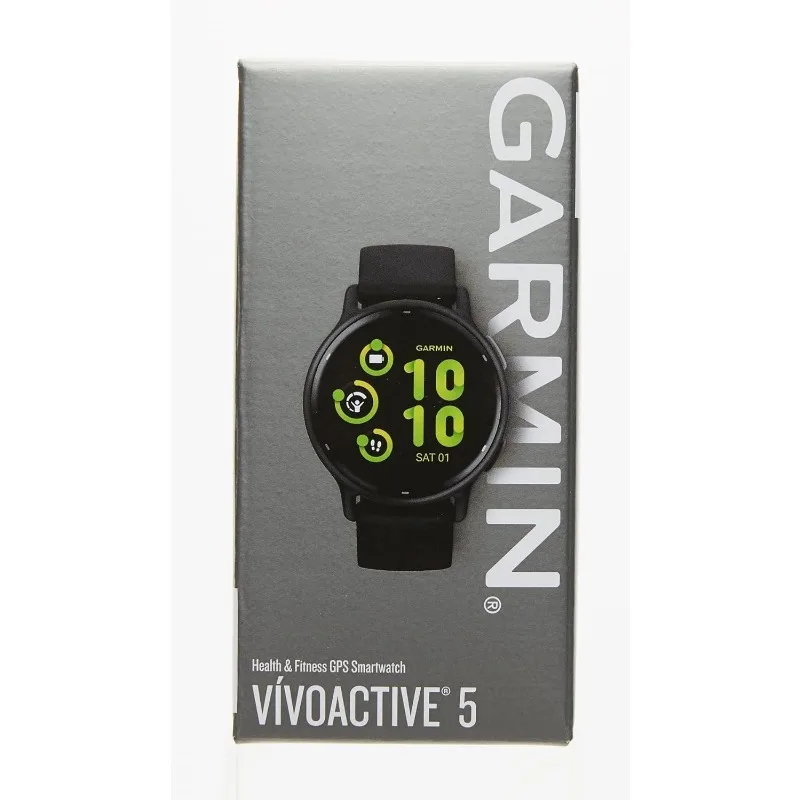 vívoactive 5, Health and Fitness GPS Smartwatch, AMOLED Display, Up to 11 Days of Battery, Black