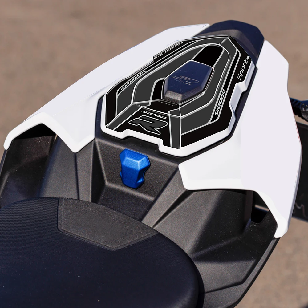 3D Gel Sticker For BMW S1000R M1000R Rear Seat Paint Protector Rear Hump Sticker S1000R Motorcycle Shell Decal 2021 - 2024