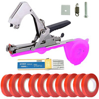 Tapener Plant Tying Machine with Staples Plant Branch Tapes Hand Binding Machine Agriculture Fruit Flower Tomato Vine Tying Tool