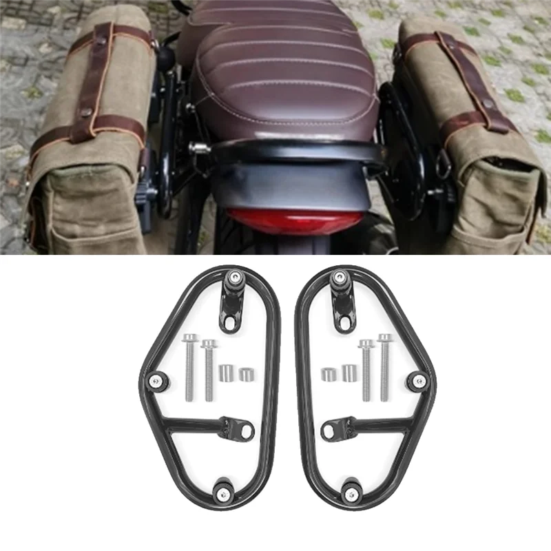 

Side Luggage Rack Holder Support For Motorcycle Saddlebag Bag For SCRAMBLER 400 X Speed 400 2024-2025-AD39