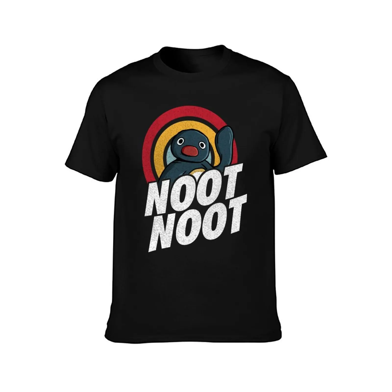 رجل رجل t المتعثرة قوس قزح حزمة تي شيرت قميص تي سليم الجرافيك قمصان Noot القمصان البطريق للقطن Noot صالح خمر مضحك t #2