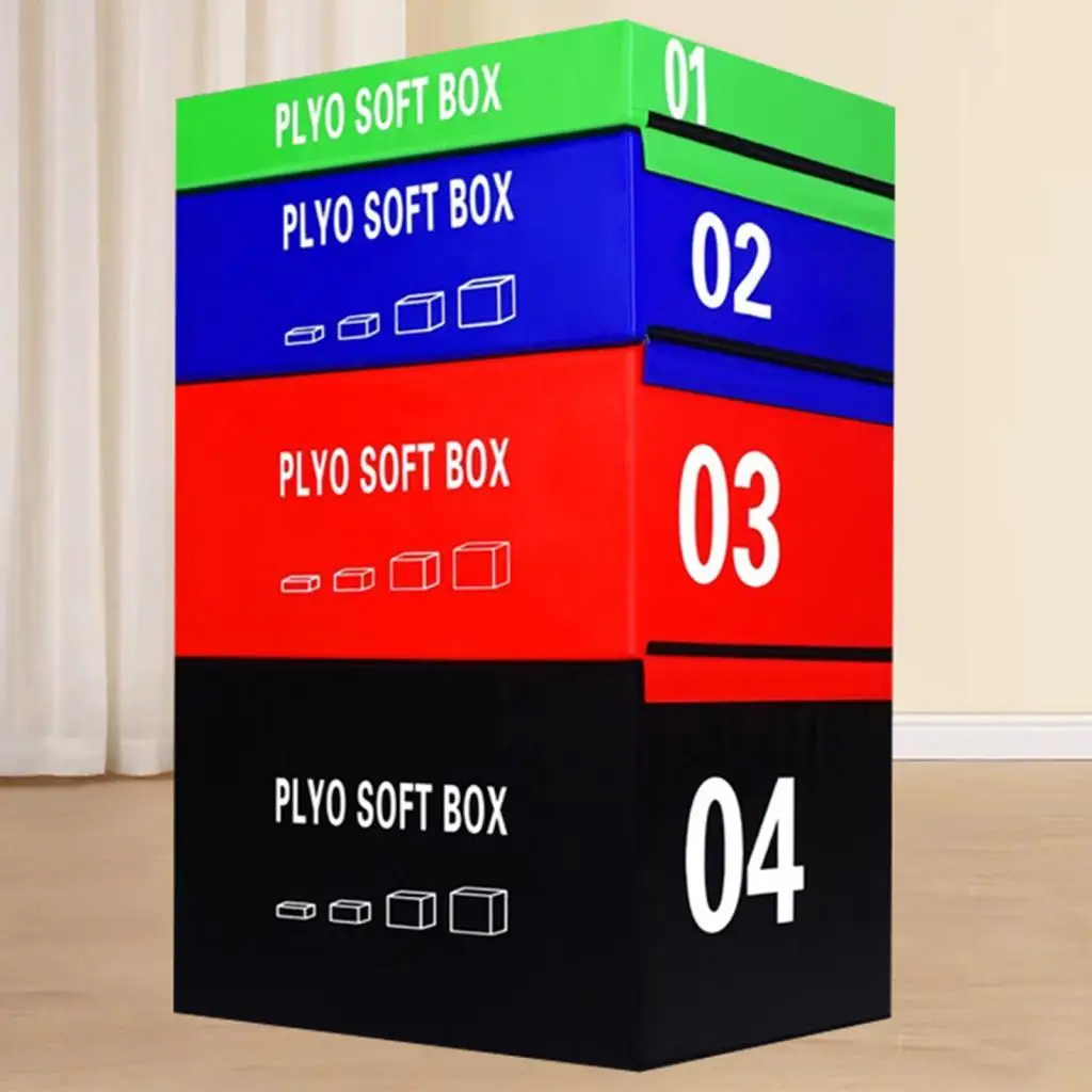 Kids Foam Plyometric Step Up Jump Box Soft Gym Fitness Conditioning Platform for Home Physical Training