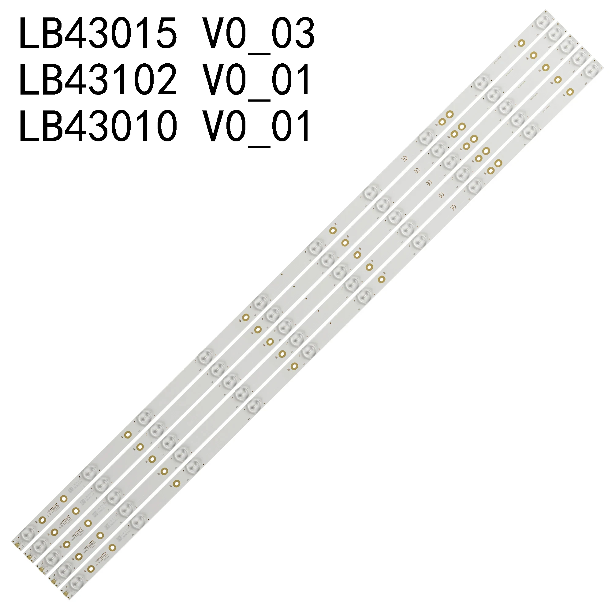 25Pcs/Set LED Strip LB43101 V0_01 LB43015 V0-03 L42F220B L42P60BD L42F3250B LVF420AUBK 43LH500T TPT430H3 TPT430H3 LB43102