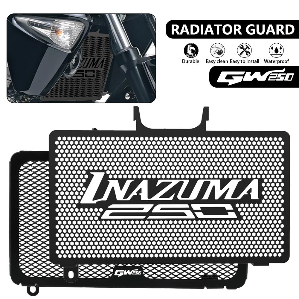 

Motorcycle Accessories FOR Suzuki GW 250 GW250 Inazuma /GSR250 / Inazuma 250 2013 2014 2015 2016 2017 Radiator Guard Grill Cover