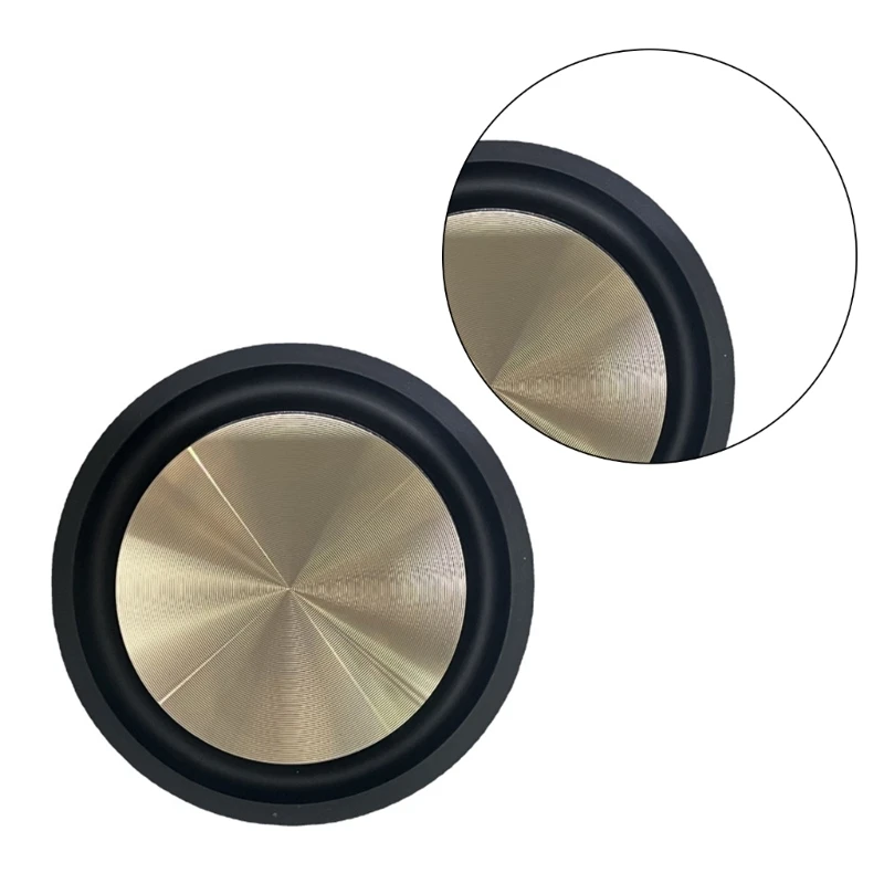 90mm Speaker Diaphragm Bass Radiators Subwoofer Accessories for DIY Home Theater Speaker Passive Radiator Replacement