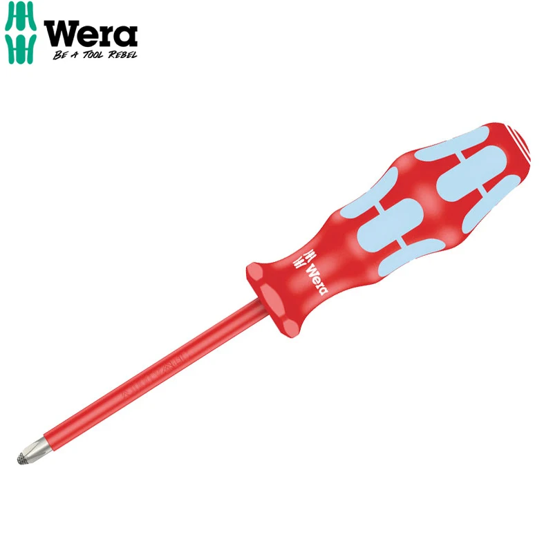 WERA 05022734001 3162 I PH VDE Insulated Screwdriver For Phillips Screws Anti Rolling Design Reduce Contact Pressure