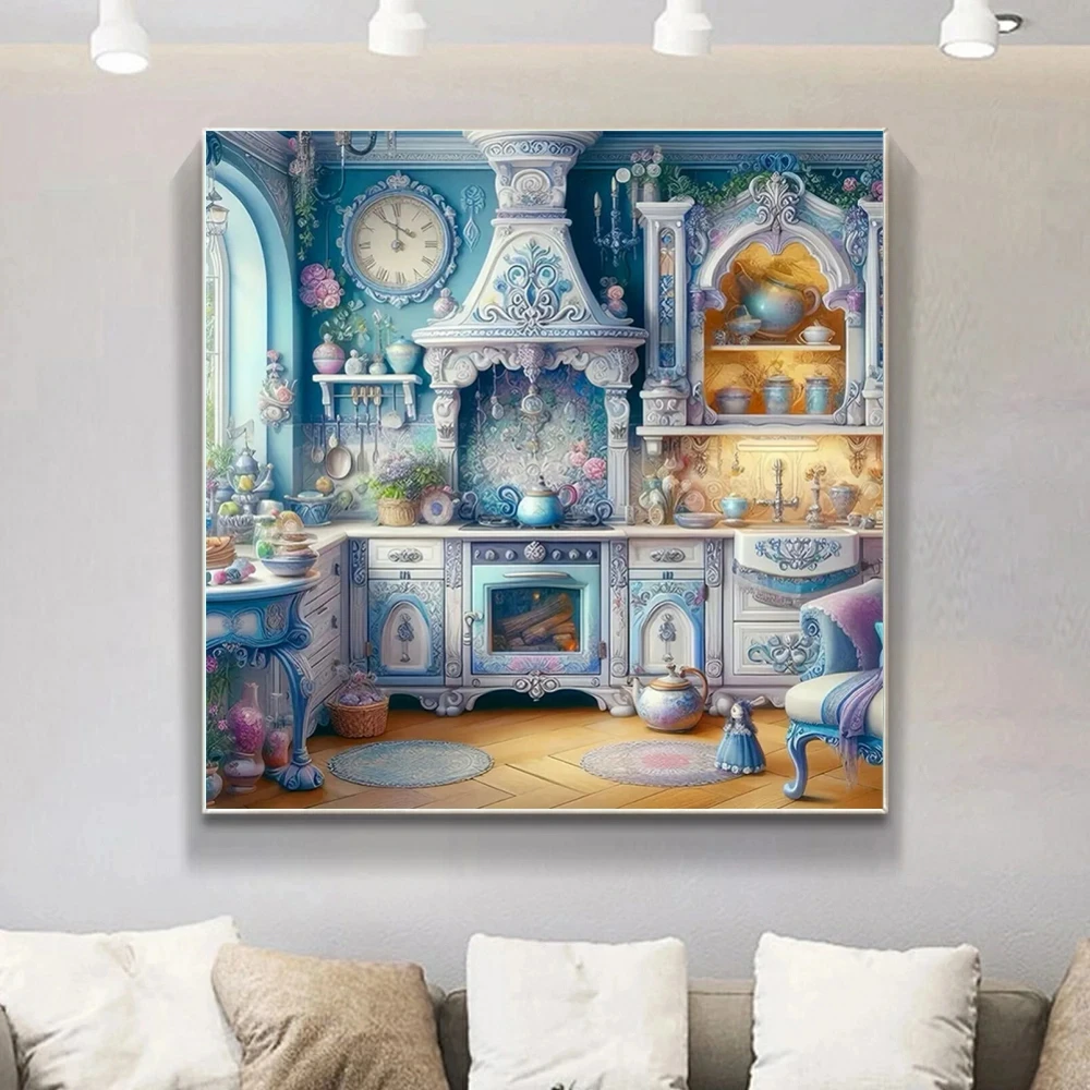 

Новое поступление, 5D алмазная живопись, художественная мозаика, кухонный пейзаж, подходит для начинающих, алмаз «сделай сам», вышивка, подарки ручной работы