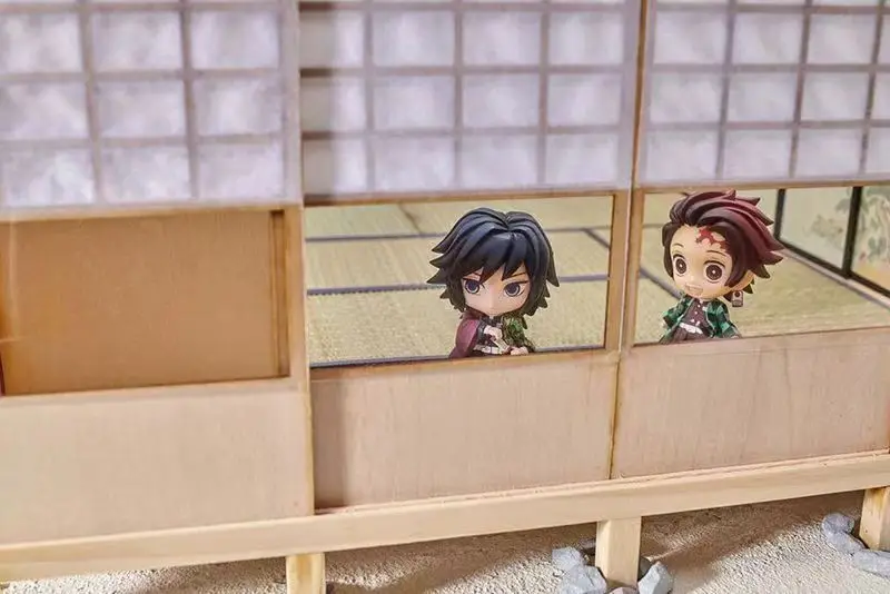 Demon Slayer Anime Figure Tanjiro Nezuko Figurine Zenitsu Inosuke PVC Model Toys Hashira Action Figure Room Decor for Gift