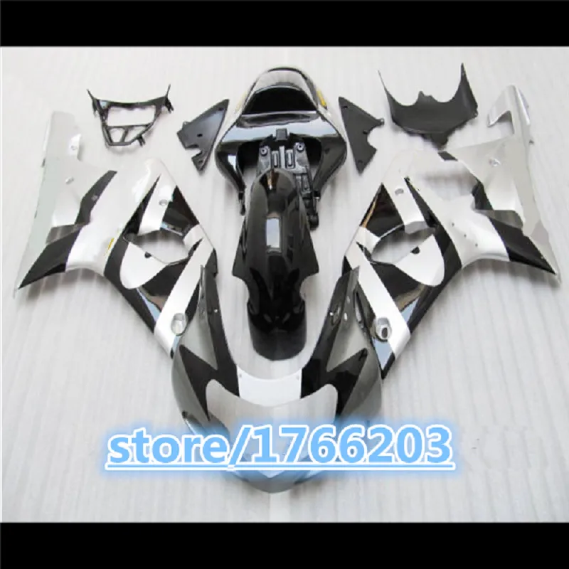 Hot sale fairings for suzuki gsxr1000 00 01 02  whte  black bodywork fairing kit GSXR 1000 2000-2002 fairing