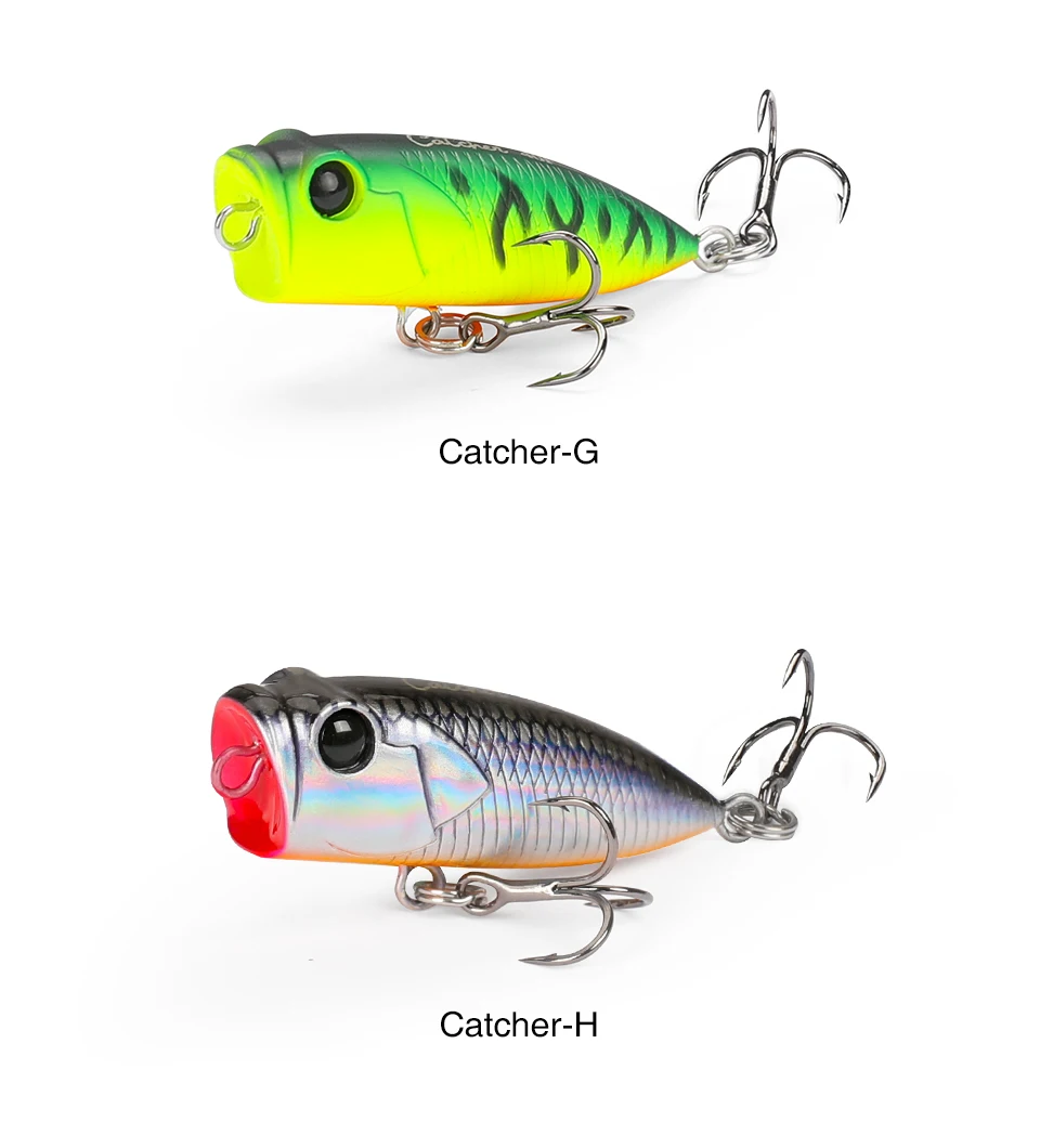 TSURINOYA 4 cm 3,3 g Angelköder Topwater Popper CATCHER 40F Hundespaziergang Action Harter Köder Leichtes Spiel Bass Rockfish Großes Mausmodell – Detail 17